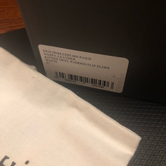 NWT A.W.A.K.E. Mode white leather sandals 6.5 7 - Picture 5 of 7